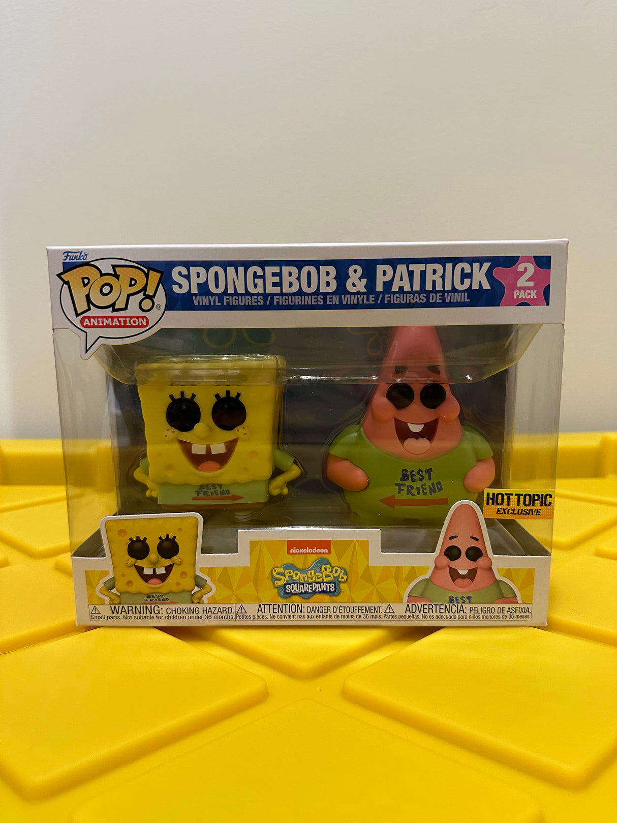 Funko POP! SpongeBob & Patrick (2-Pack) - Limited Edition Hot Topic Exclusive