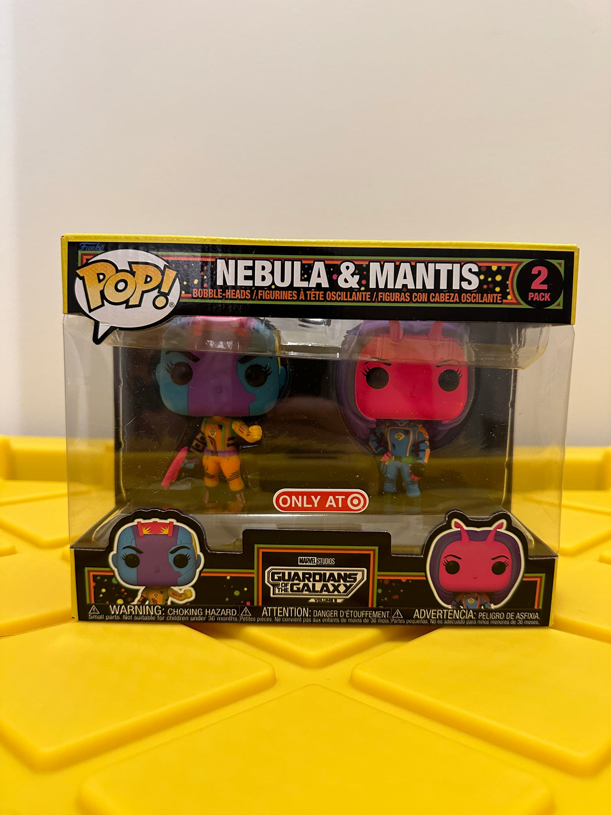 Funko POP! Nebula & Mantis (Black Light) (2-Pack) - Limited Edition Target Exclusive