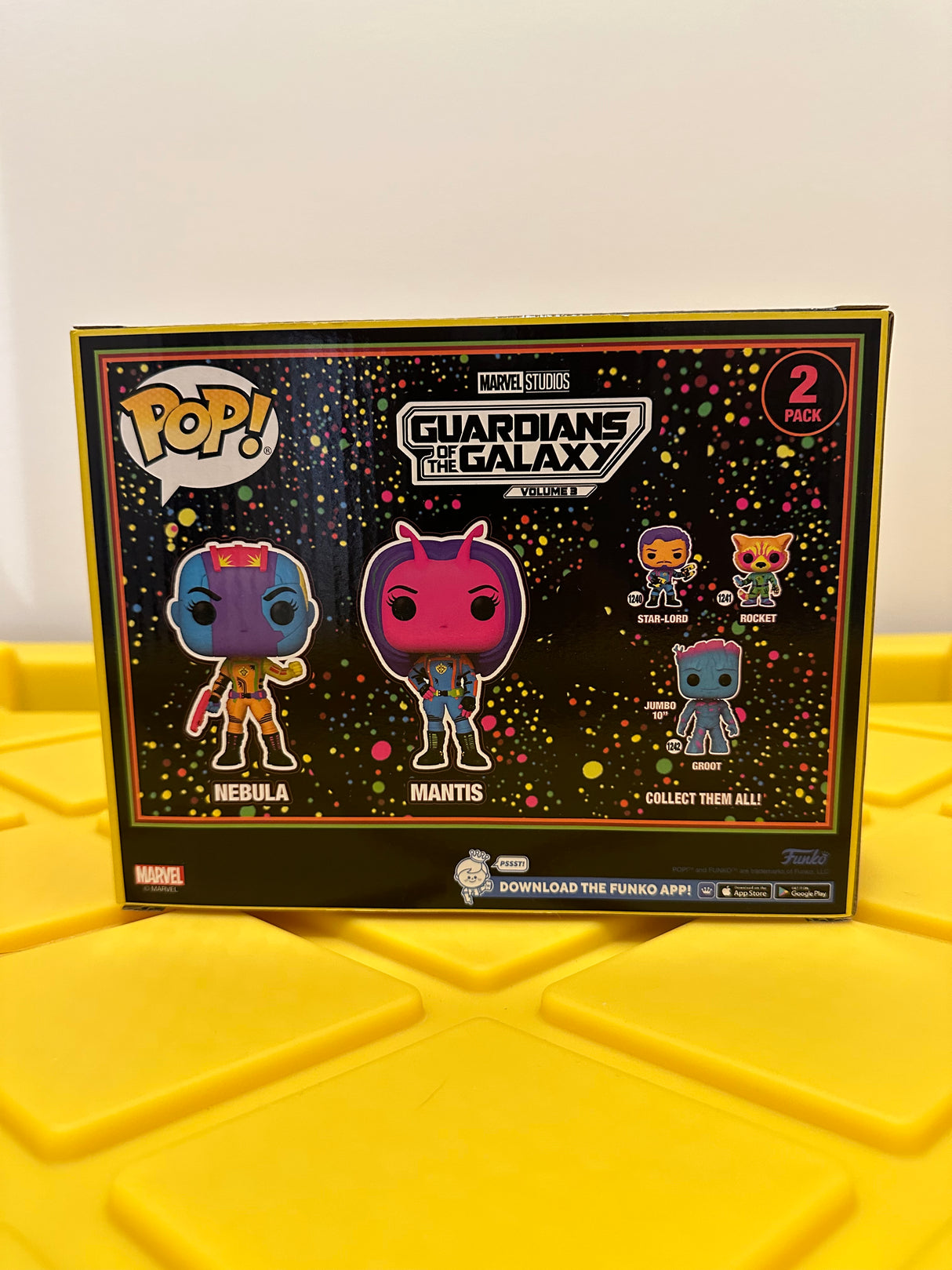 Funko POP! Nebula & Mantis (Black Light) (2-Pack) - Limited Edition Target Exclusive