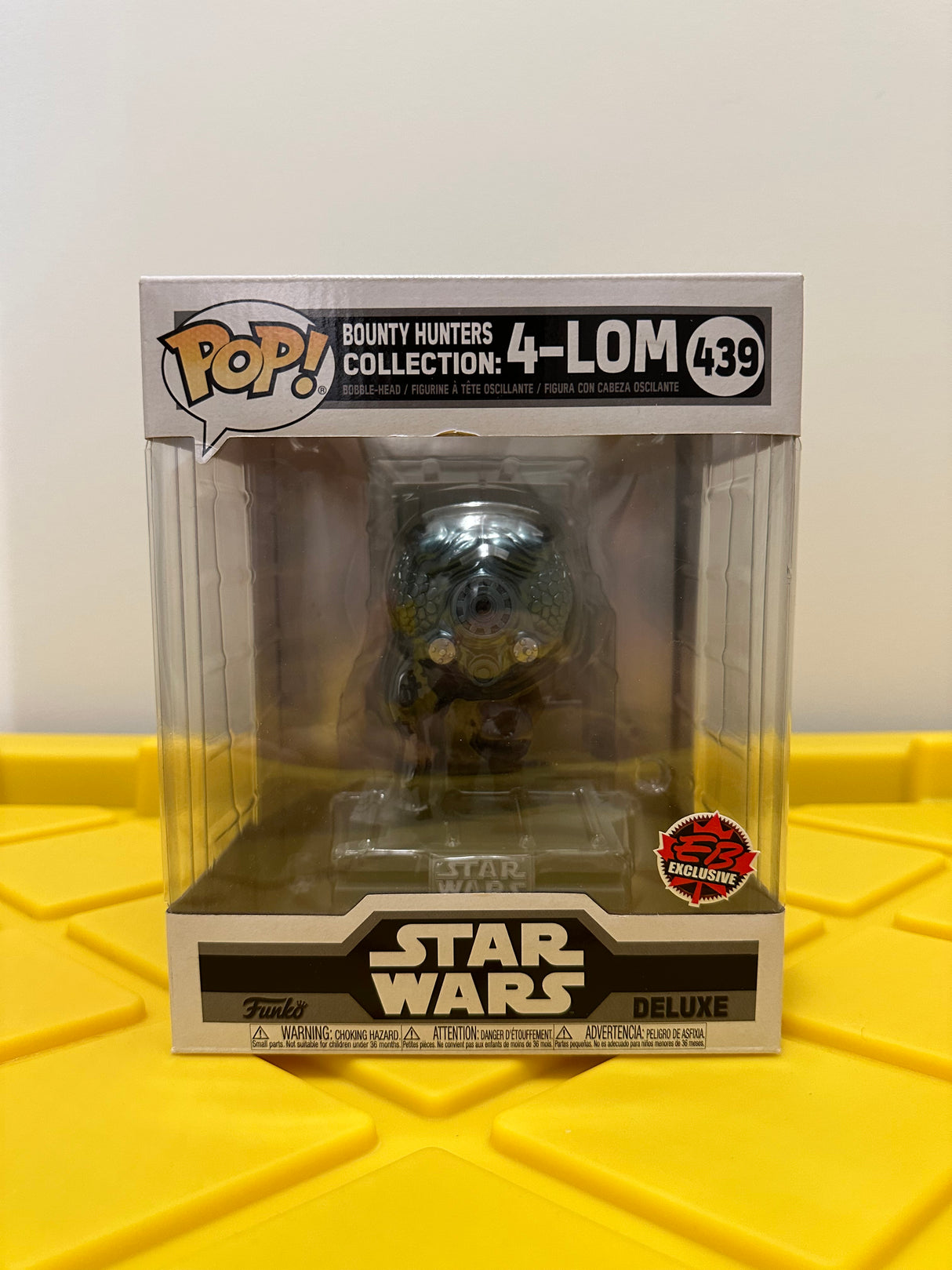 Funko POP! 6" Bounty Hunters Collection: 4-LOM - Limited Edition EB Games Exclusive