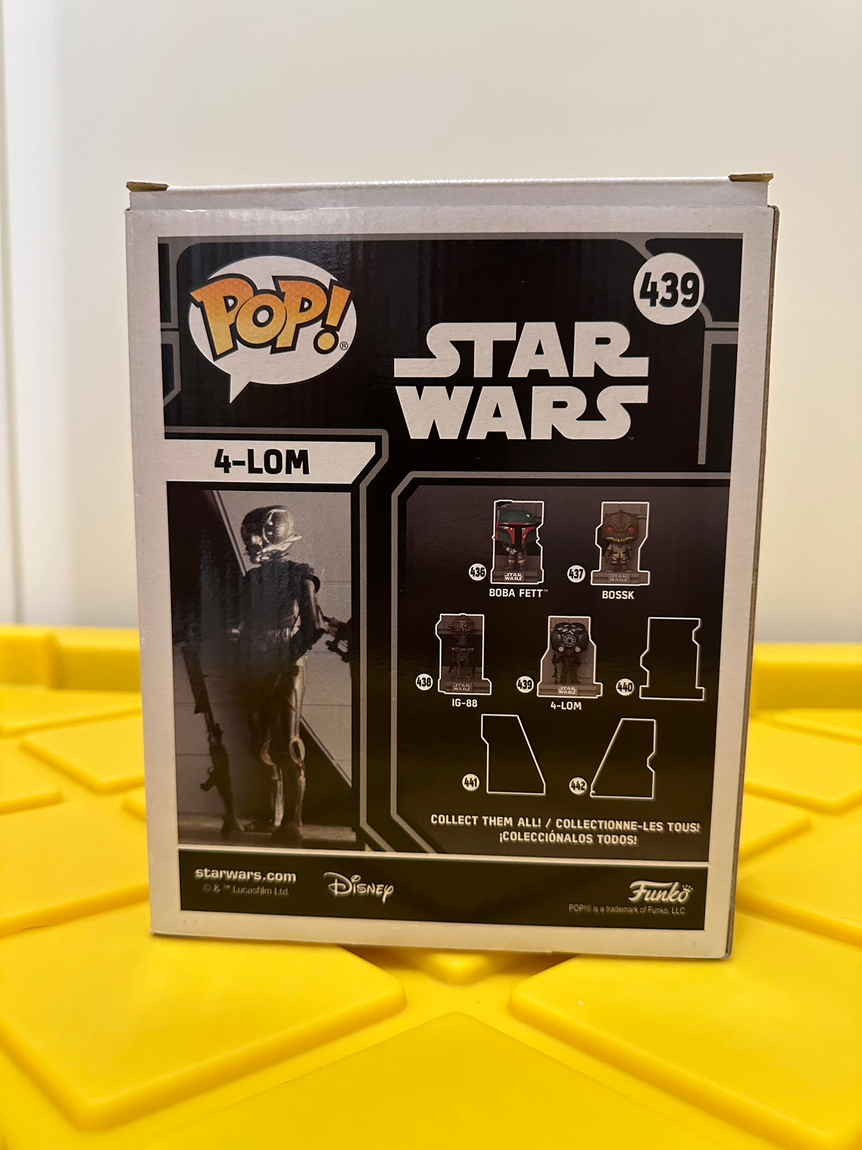 Funko POP! 6" Bounty Hunters Collection: 4-LOM - Limited Edition EB Games Exclusive