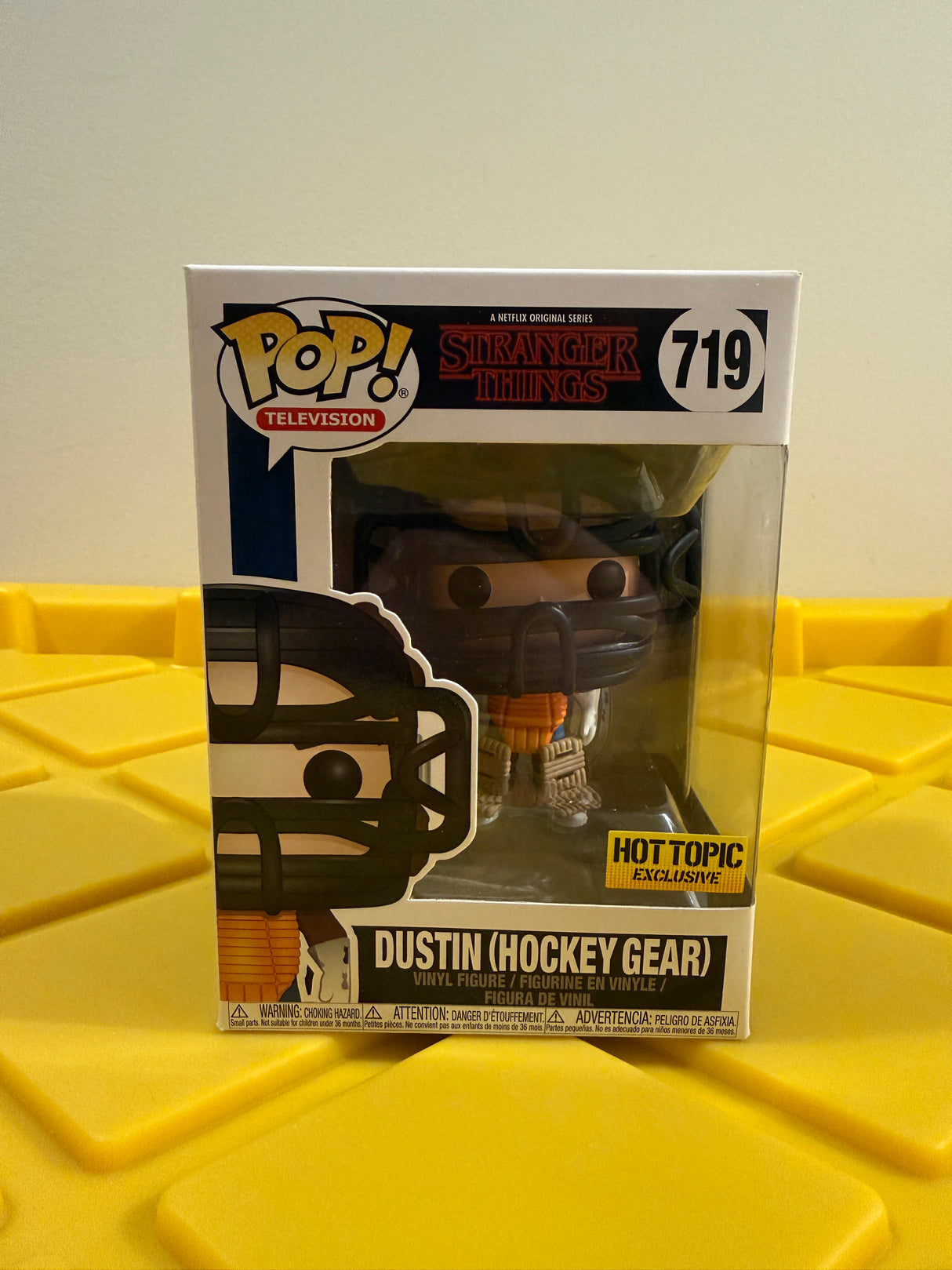 Funko POP! Dustin (Hockey Gear) - Limited Edition Hot Topic Exclusive