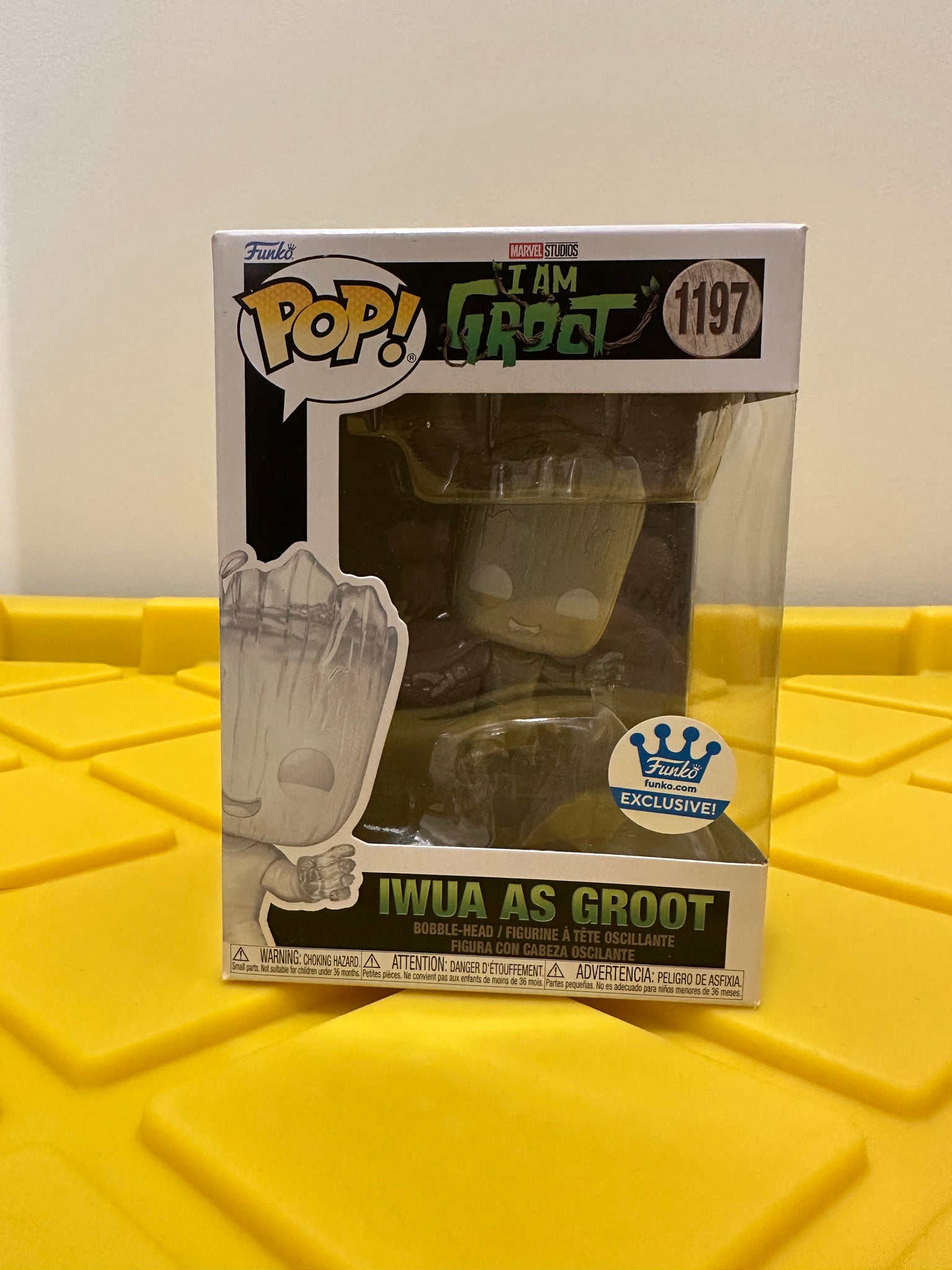 Funko Pop! Marvel Studios I Am Groot (Iwua as Groot) Funko Shop Exclusive  Figure #1197 - US