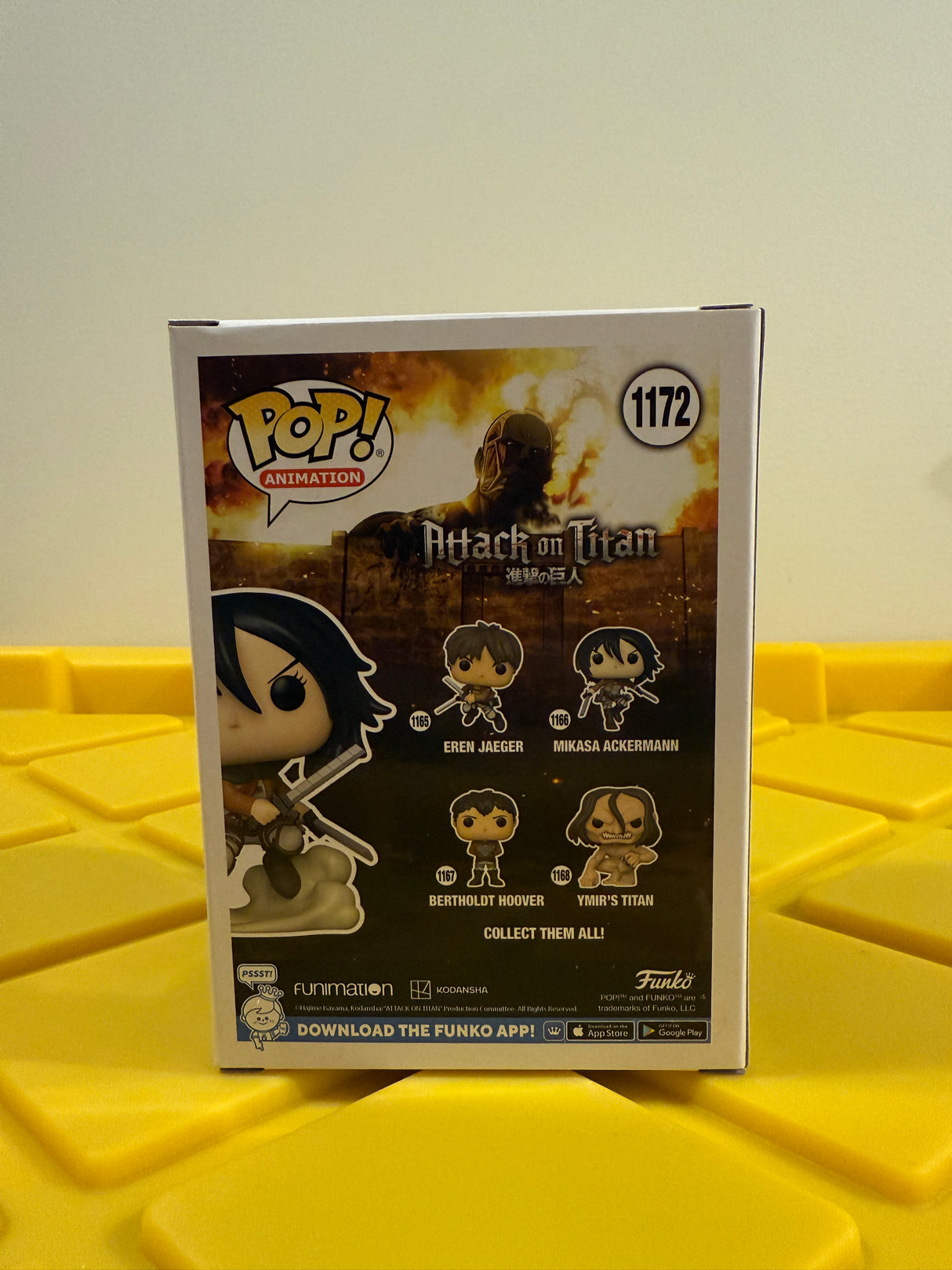 Funko POP! Mikasa Ackermann - Limited Edition Chalice Collectibles Exclusive (Signed)