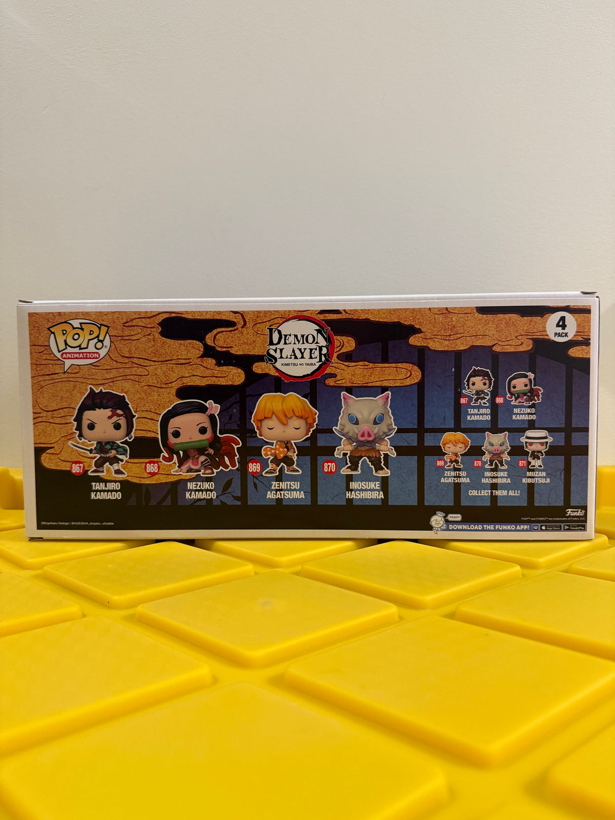 Funko POP! Demon Slayer (Glow) (4-Pack) - Limited Edition Crunchyroll Exclusive