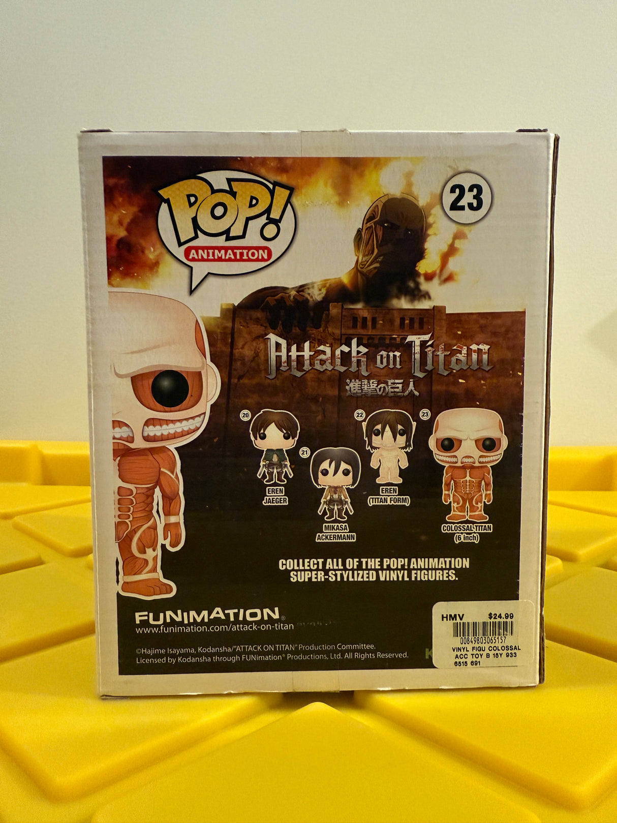 Funko POP! 6" Colossal Titan (Black & White) - Limited Edition HMV Exclusive