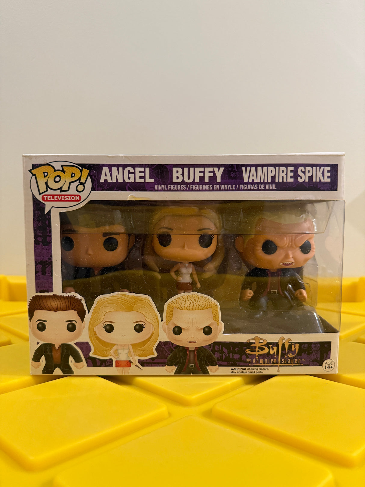 Funko POP! Angel, Buffy & Vampire Spike (3-Pack) - Limited Edition HMV Exclusive