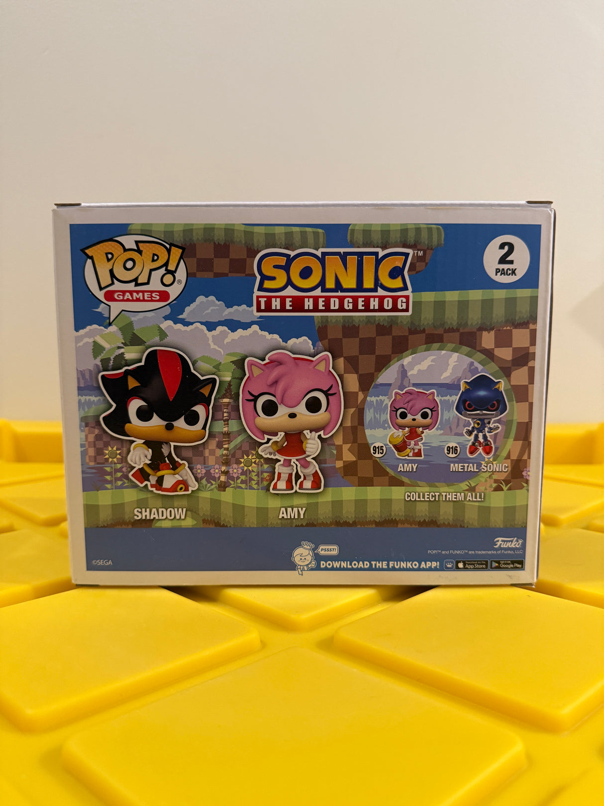 Funko POP! Shadow & Amy (Flocked) (2-Pack) - Limited Edition Special Edition Exclusive