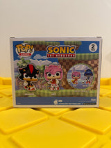 Funko POP! Shadow & Amy (Flocked) (2-Pack) - Limited Edition Special Edition Exclusive