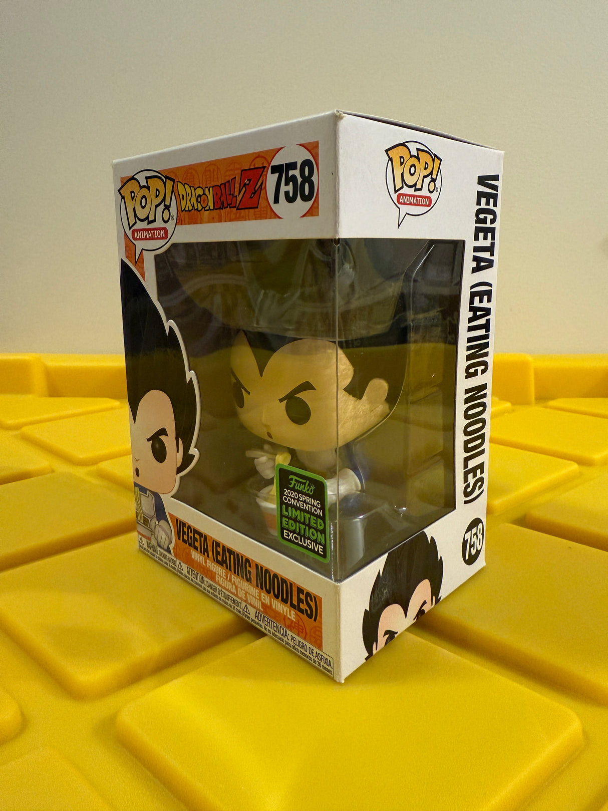 Funko POP! Vegeta (Eating Noodles) - Limited Edition 2020 ECCC Exclusive