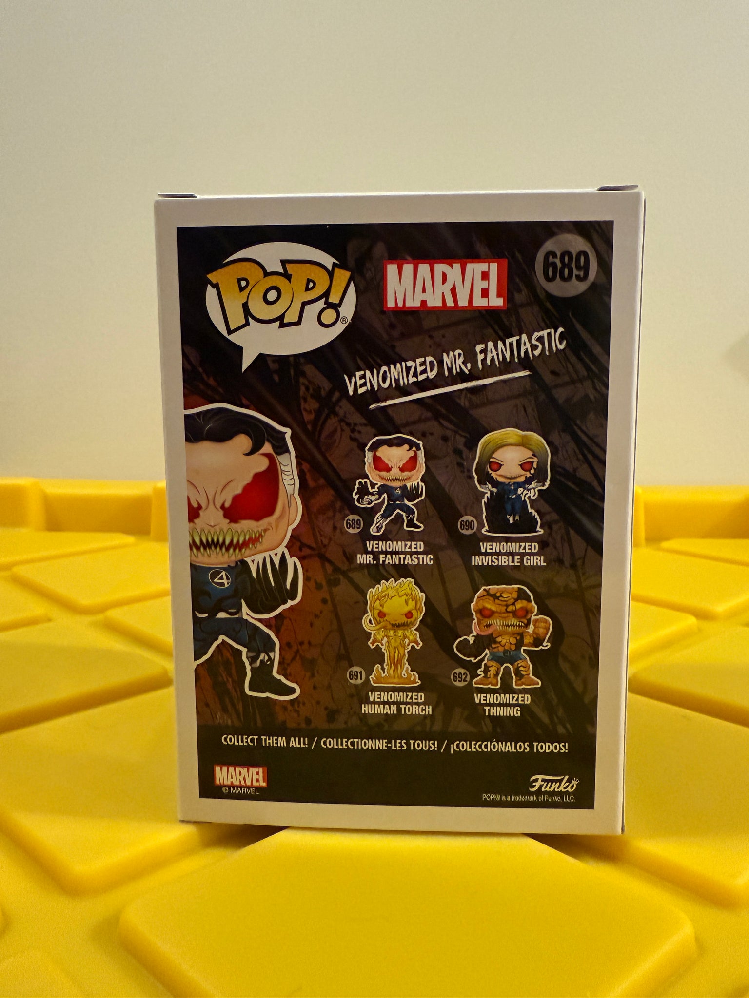 Funko POP! Venom #689 - Mr. Fantastic Venomized - Figurine Collector Exclusive