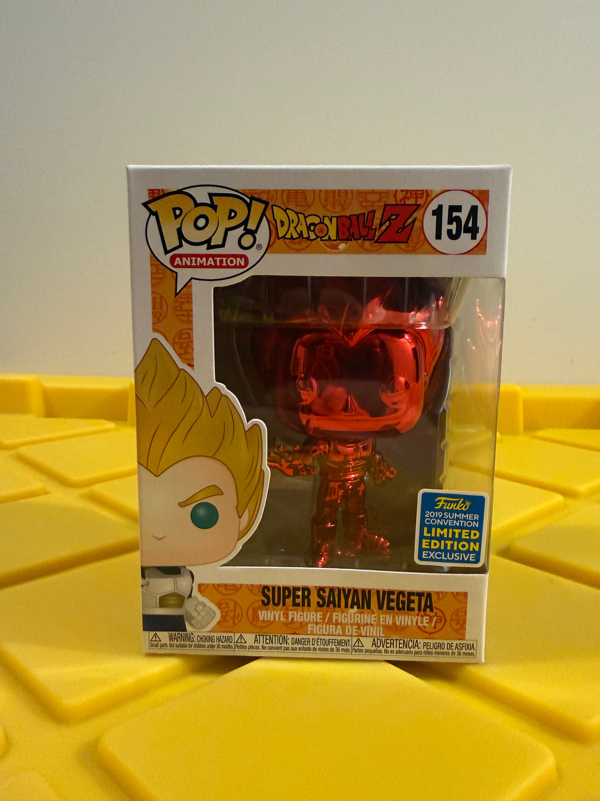 Funko POP! Super Saiyan Vegeta (Red Chrome) - Limited Edition 2019 SDCC Exclusive