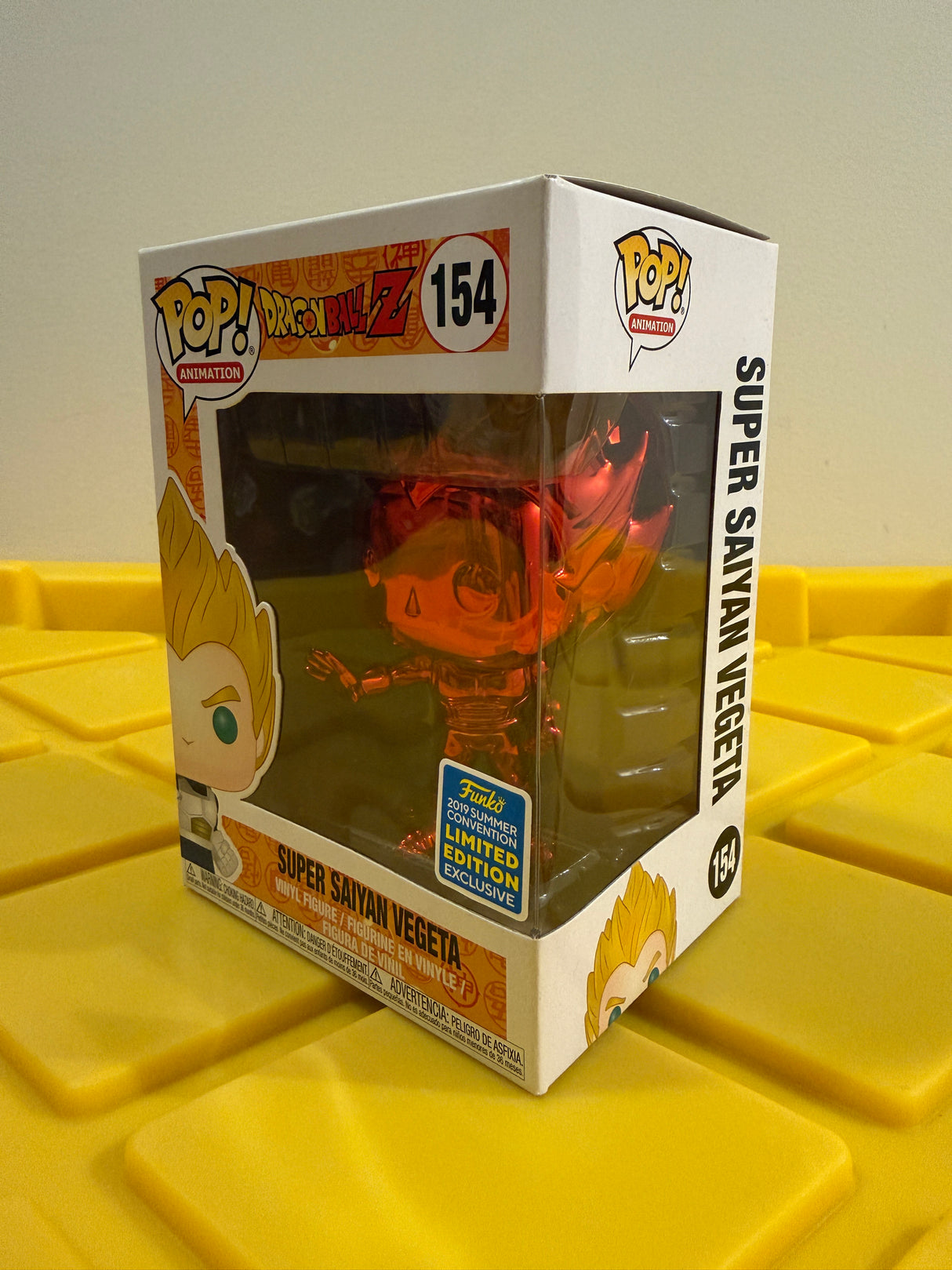 Funko POP! Super Saiyan Vegeta (Red Chrome) - Limited Edition 2019 SDCC Exclusive
