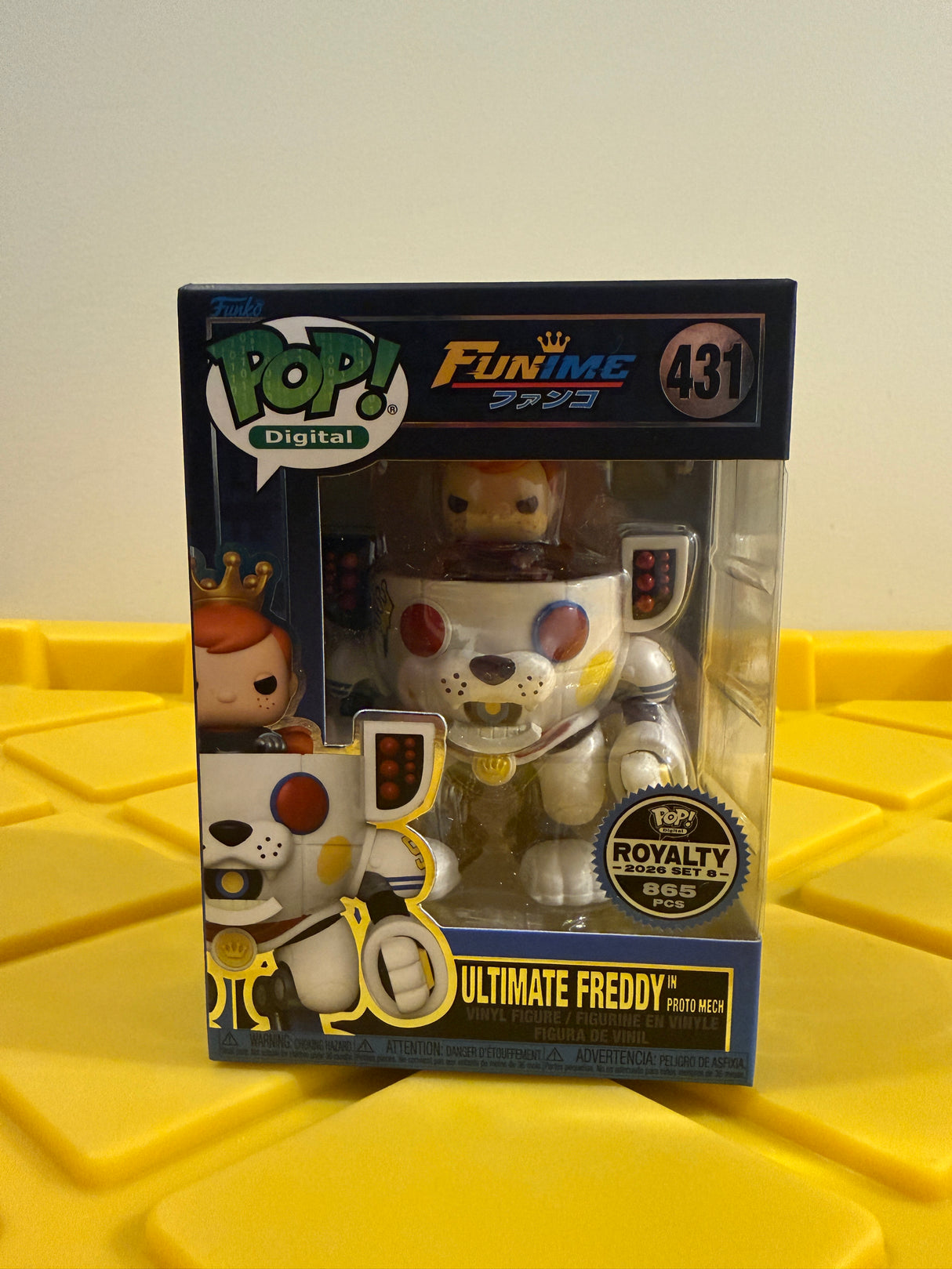 Funko POP! Ultimate Freddy in Proto Mech (Royalty L.E. 865) - Limited Edition NFT Release