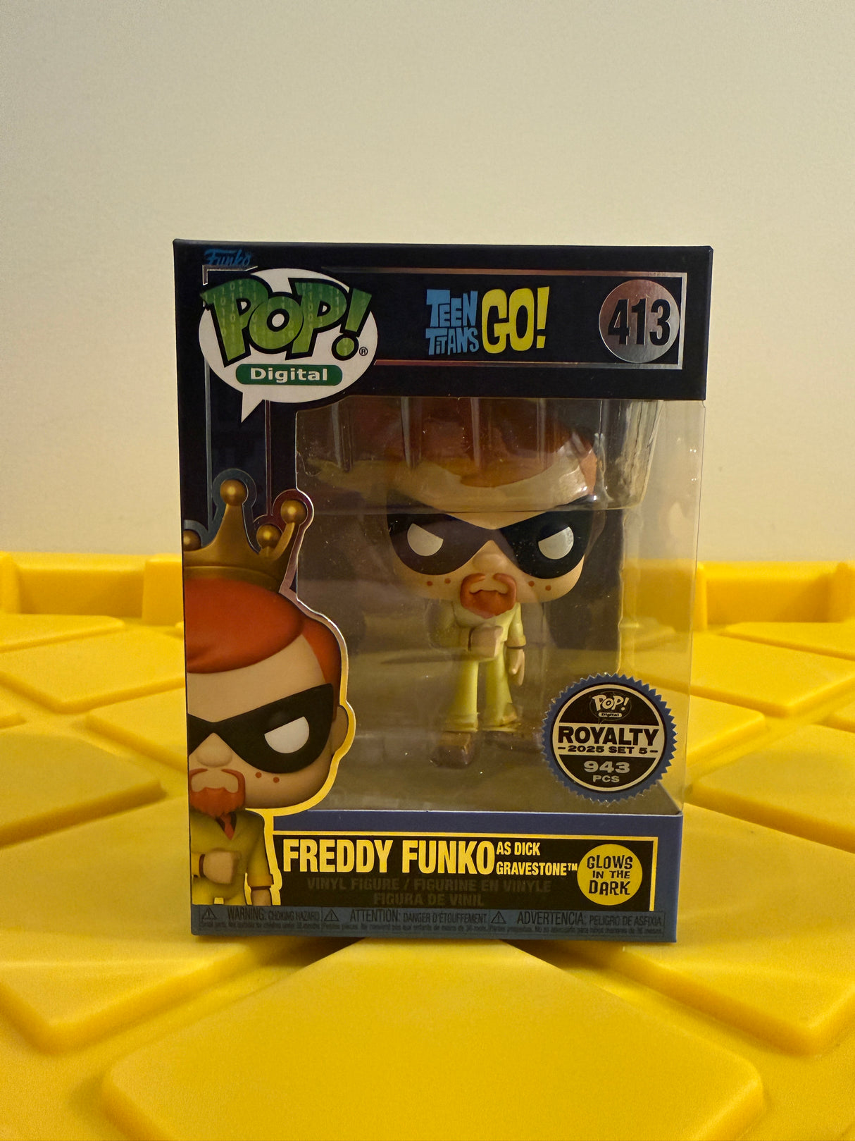 Funko POP! Freddy Funko as Dick Gravestone (Glow) (Royalty L.E. 943) - Limited Edition NFT Release