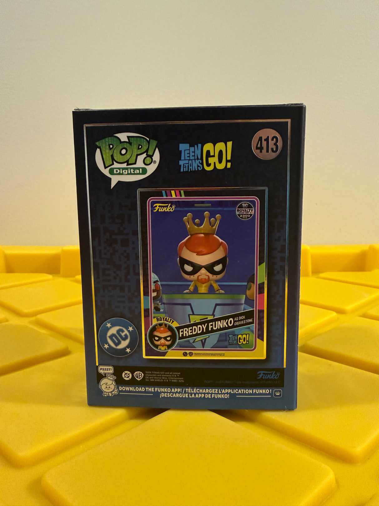 Funko POP! Freddy Funko as Dick Gravestone (Glow) (Royalty L.E. 943) - Limited Edition NFT Release