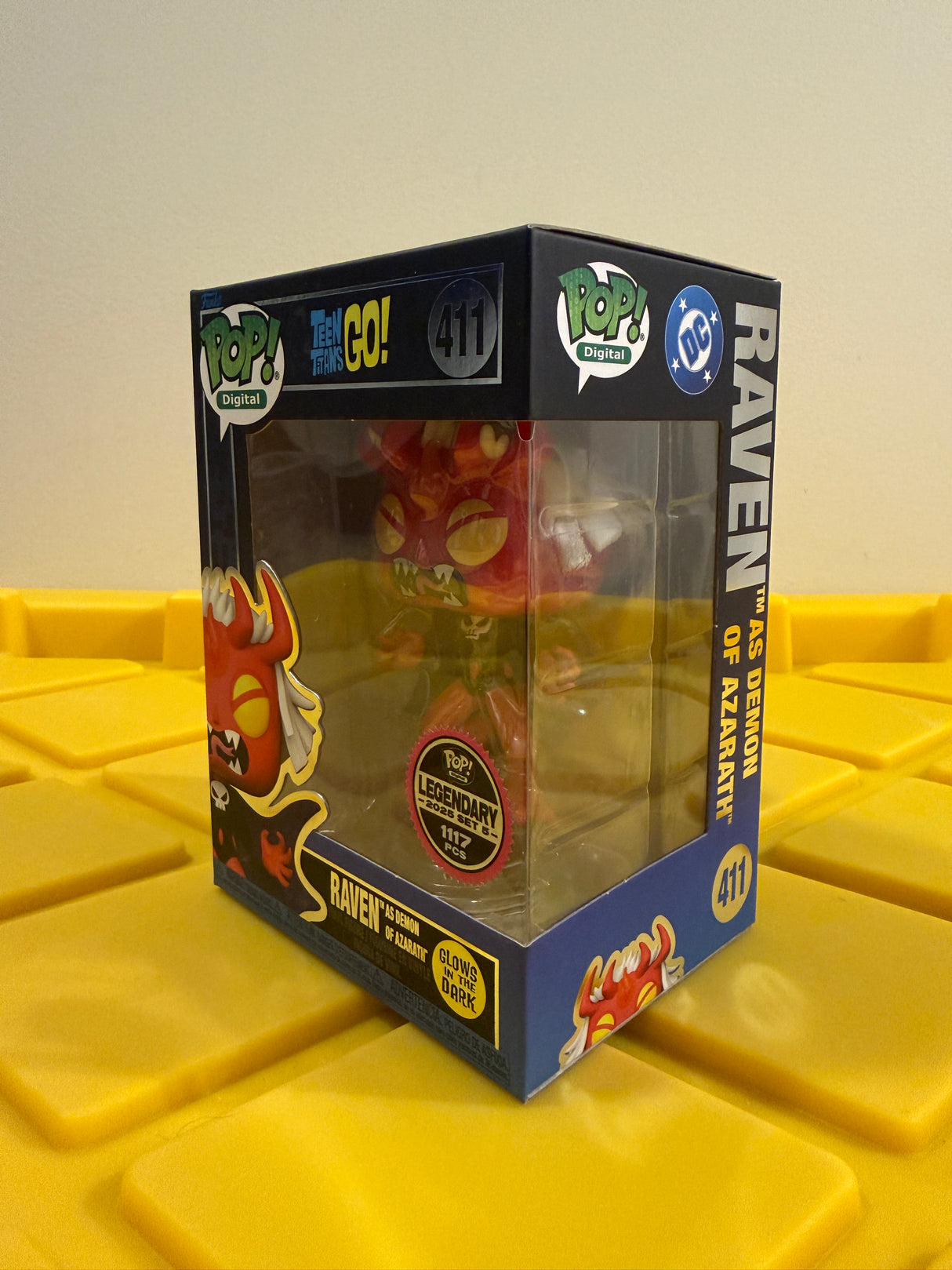 Funko POP! Raven as Demon of Azarath (Glow) (Legendary L.E. 1117) - Limited Edition NFT Release