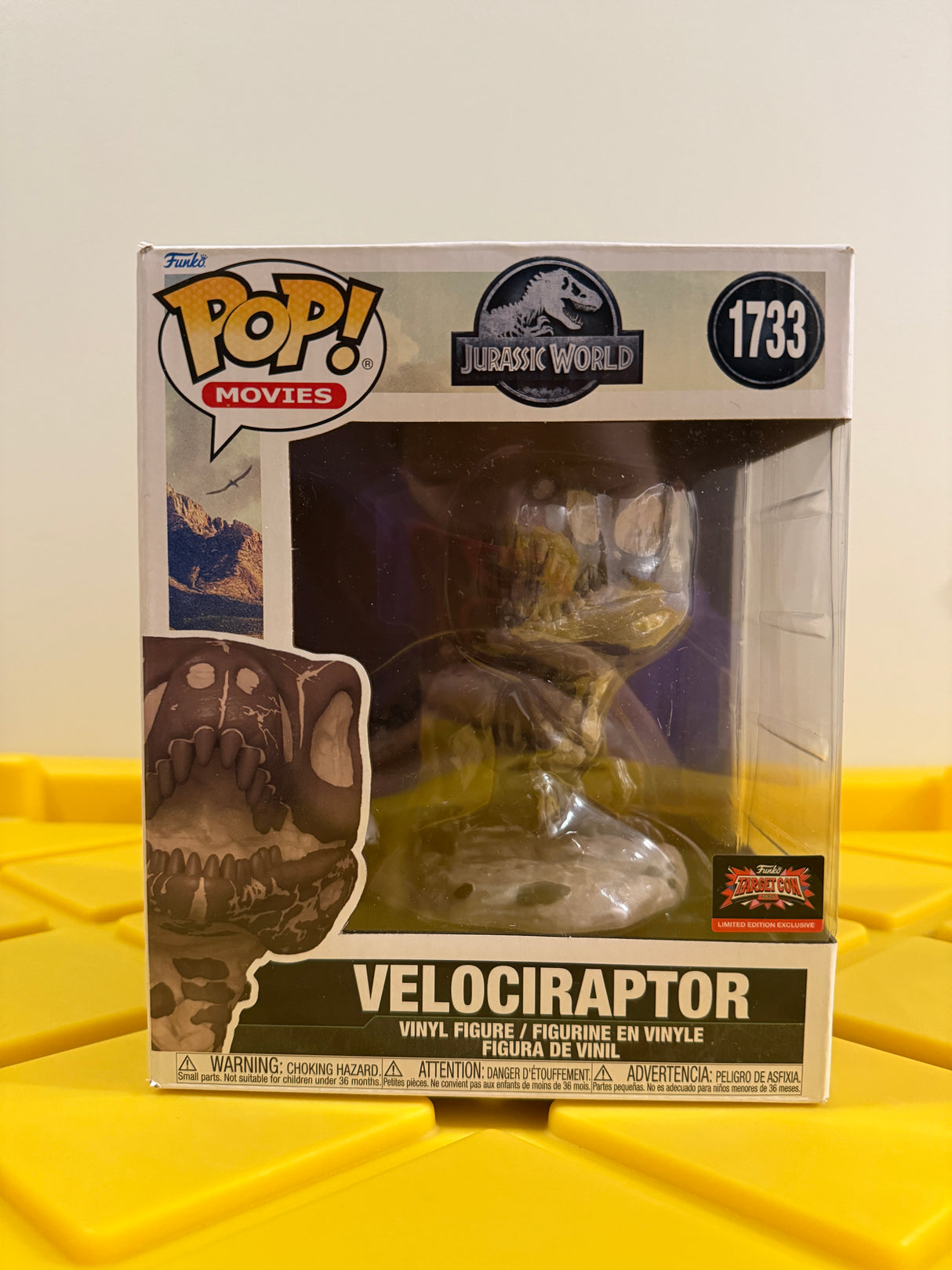 Funko POP! 6" Velociraptor - Limited Edition 2025 Target Con Exclusive