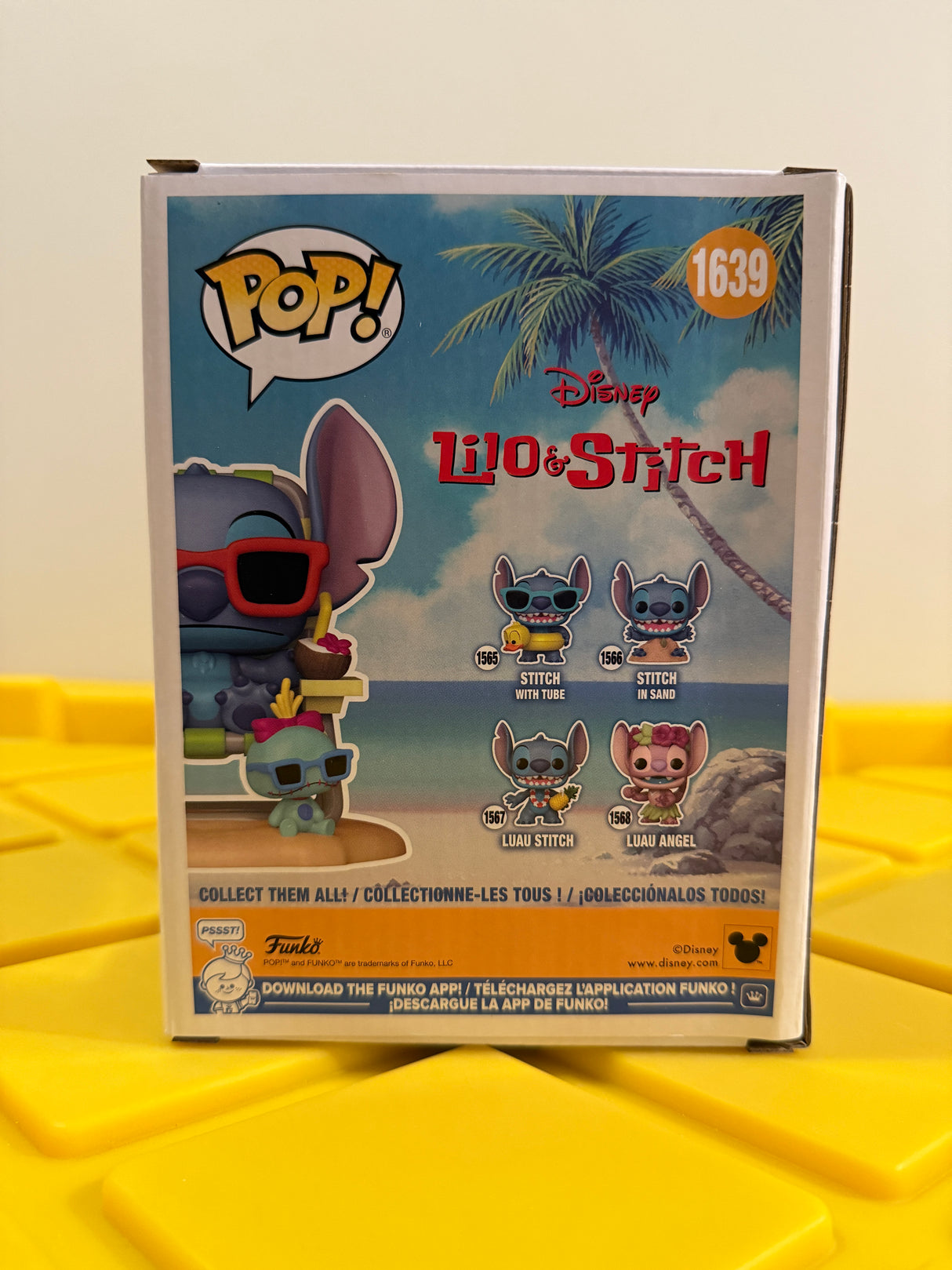 Funko POP! Premium Stitch in Sunlounger - Limited Edition Entertainment Earth Exclusive