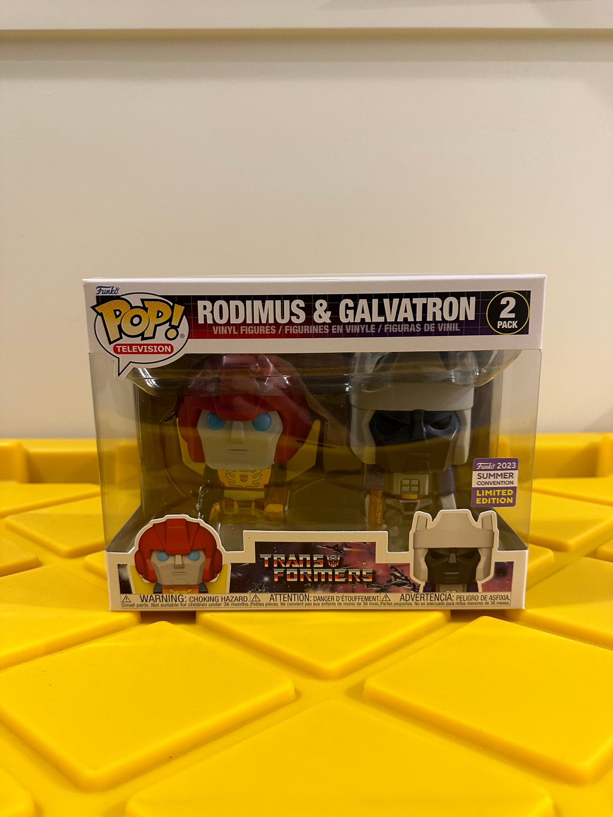 Funko POP! Rodimus & Galvatron (2-Pack) - Limited Edition 2023 SDCC Exclusive