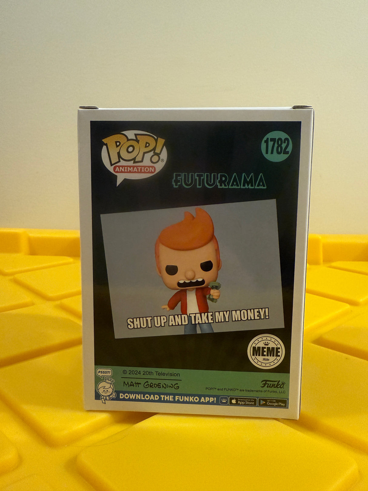 Funko POP! Philip J. Fry - Limited Edition Entertainment Earth Exclusive