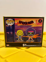 Funko POP! Spider-Gwen & Spider-Woman (Black Light) (2-Pack) - Limited Edition Special Edition Exclusive