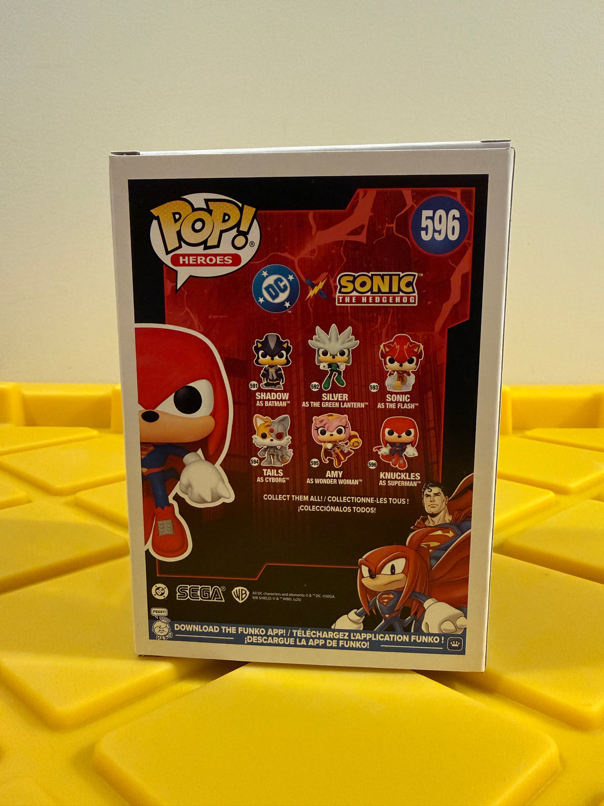 Funko POP! Knuckles as Superman - Limited Edition Target Exclusive