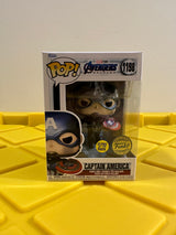 Funko POP! Captain America (Metallic) (Glow) - Limited Edition Special Edition Exclusive