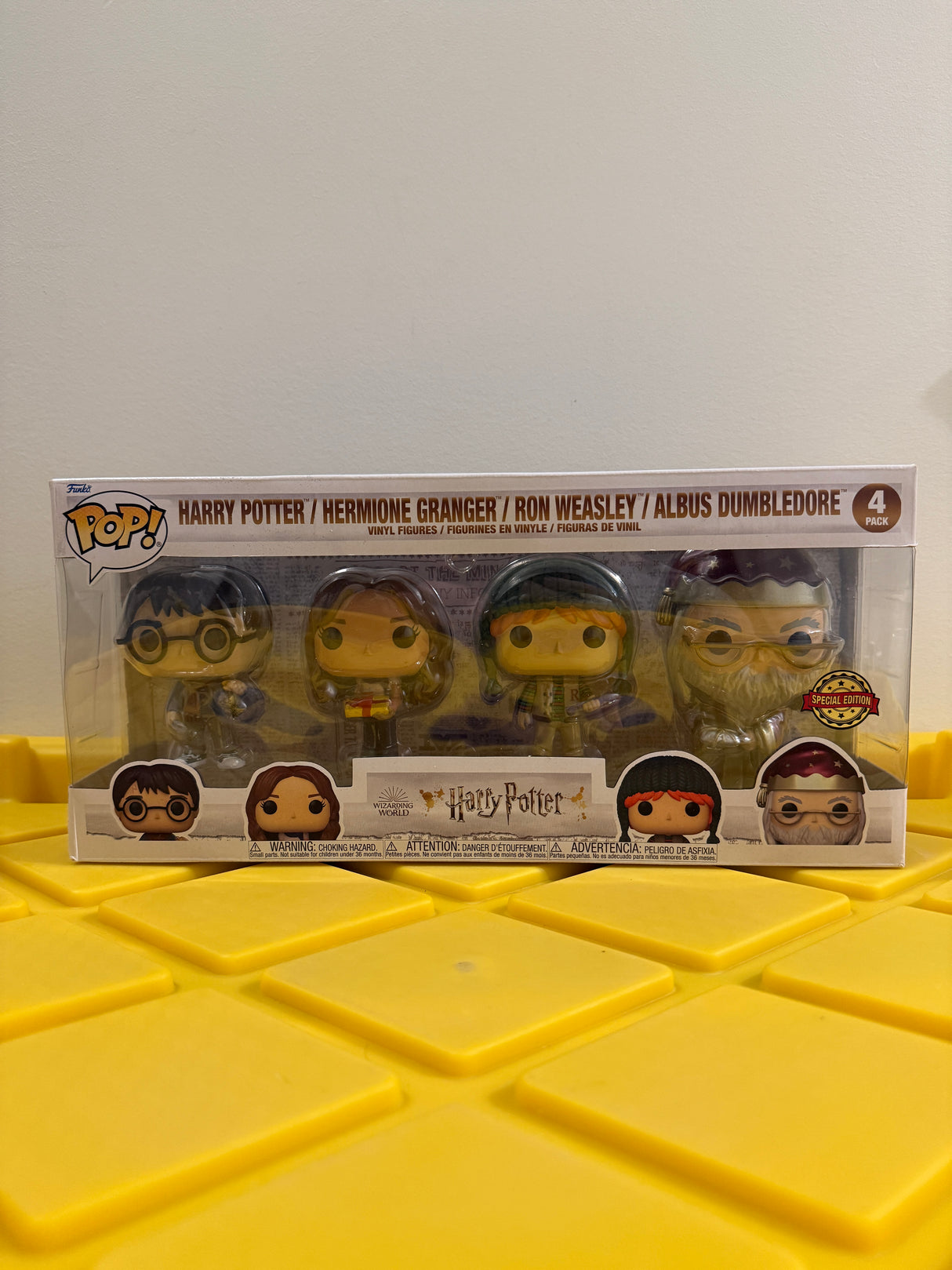 Funko POP! Harry Potter (Metallic) (4-Pack) - Limited Edition Special Edition Exclusive