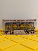 Funko POP! Harry Potter (Metallic) (4-Pack) - Limited Edition Special Edition Exclusive