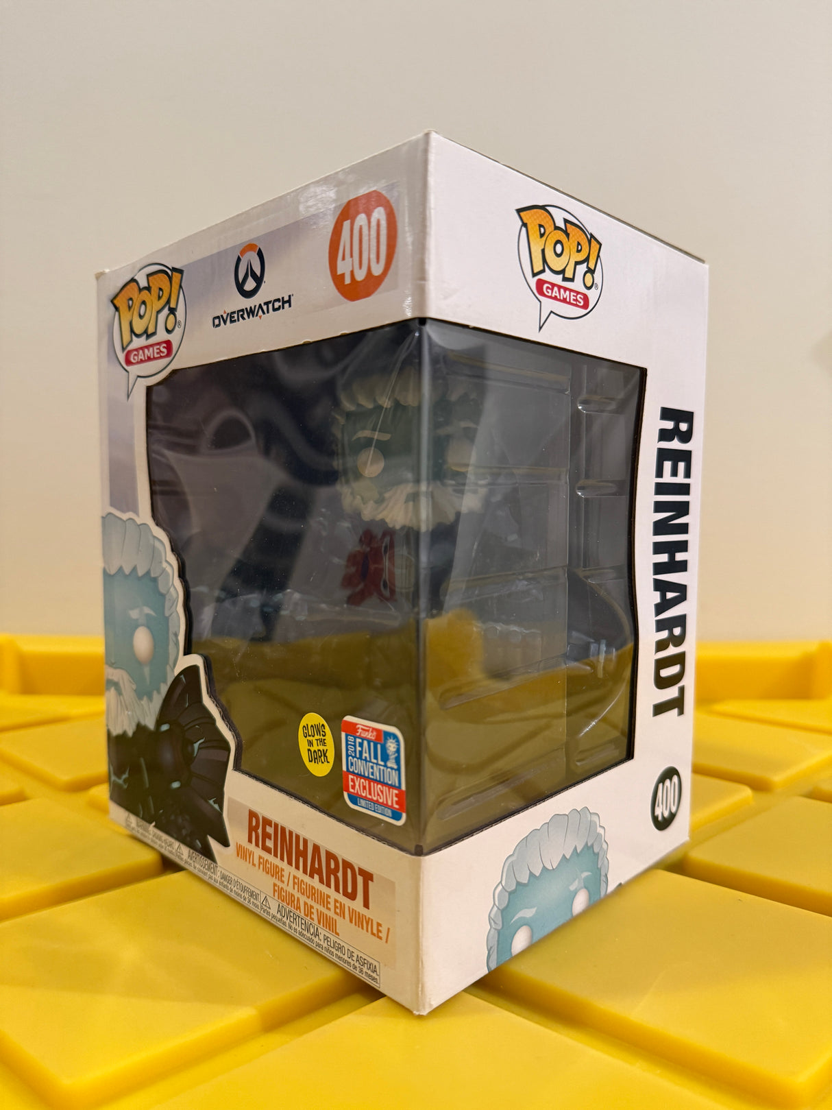 Funko POP! 6" Reinhardt (Glow) - Limited Edition 2018 NYCC Exclusive