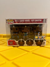 Funko POP! Big E, Xavier Woods & Kofi Kingston (3-Pack) - Limited Edition Toys R Us Exclusive