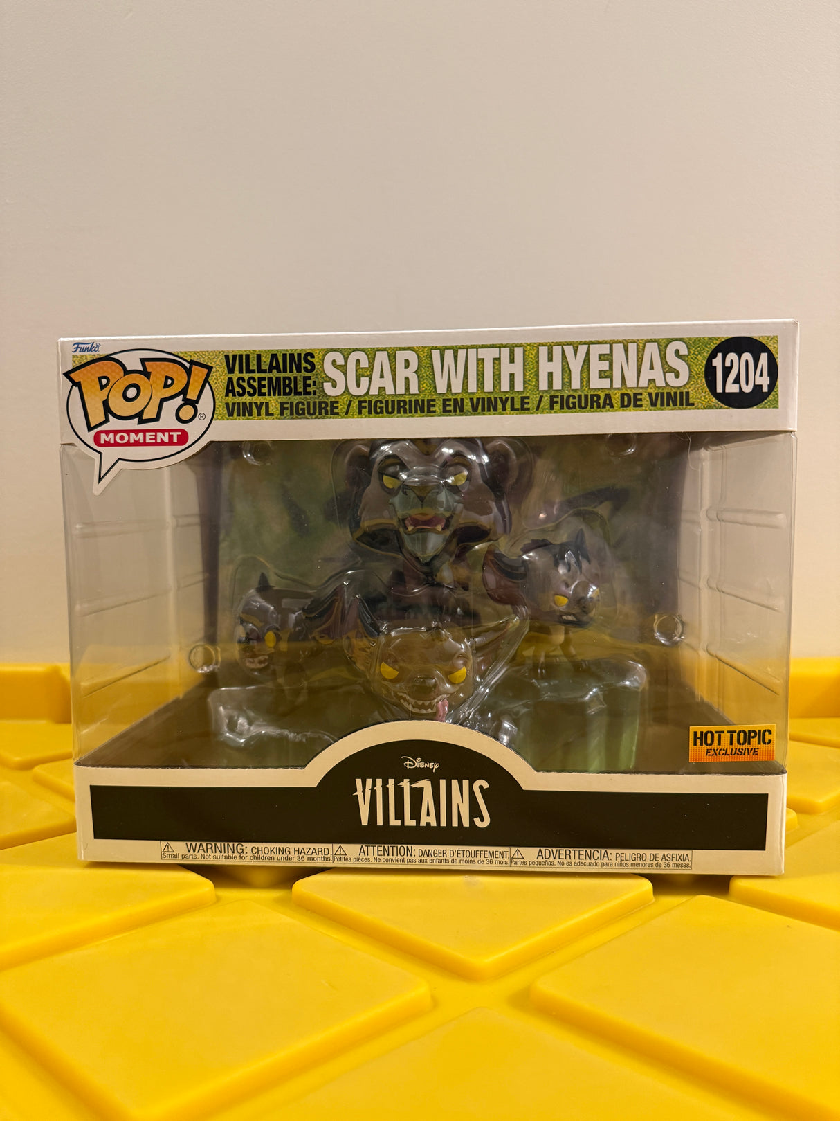 Funko POP! Villains Assemble: Scar with Hyenas - Limited Edition Hot Topic Exclusive