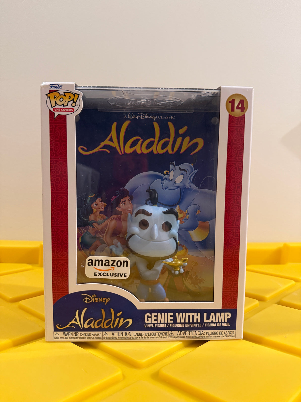 Funko POP! Genie with Lamp (VHS Covers) - Limited Edition Amazon Exclusive