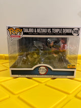 Funko POP! Tanjiro & Nezuko vs. Temple Demon (Moment) - Limited Edition Hot Topic Exclusive