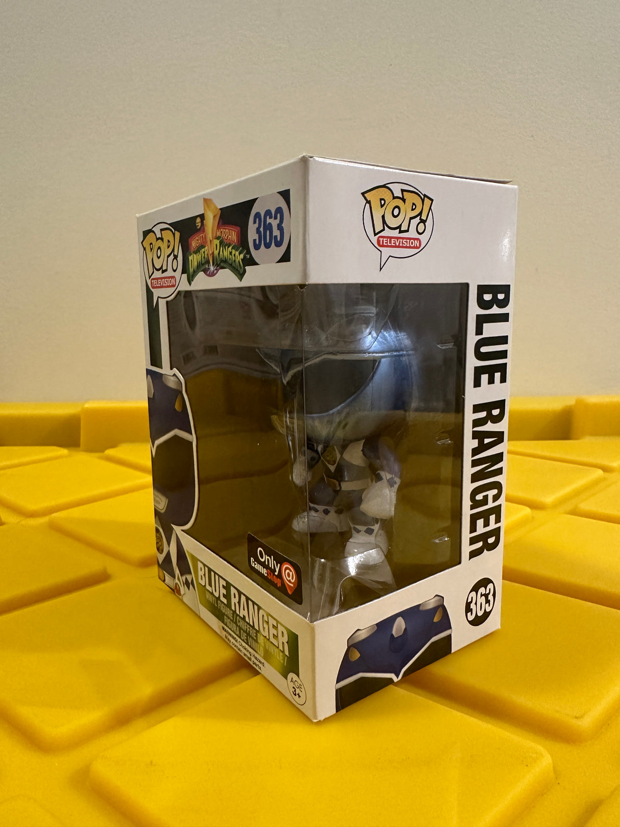 Funko POP! Blue Ranger (Metallic) - Limited Edition Game Stop Exclusive