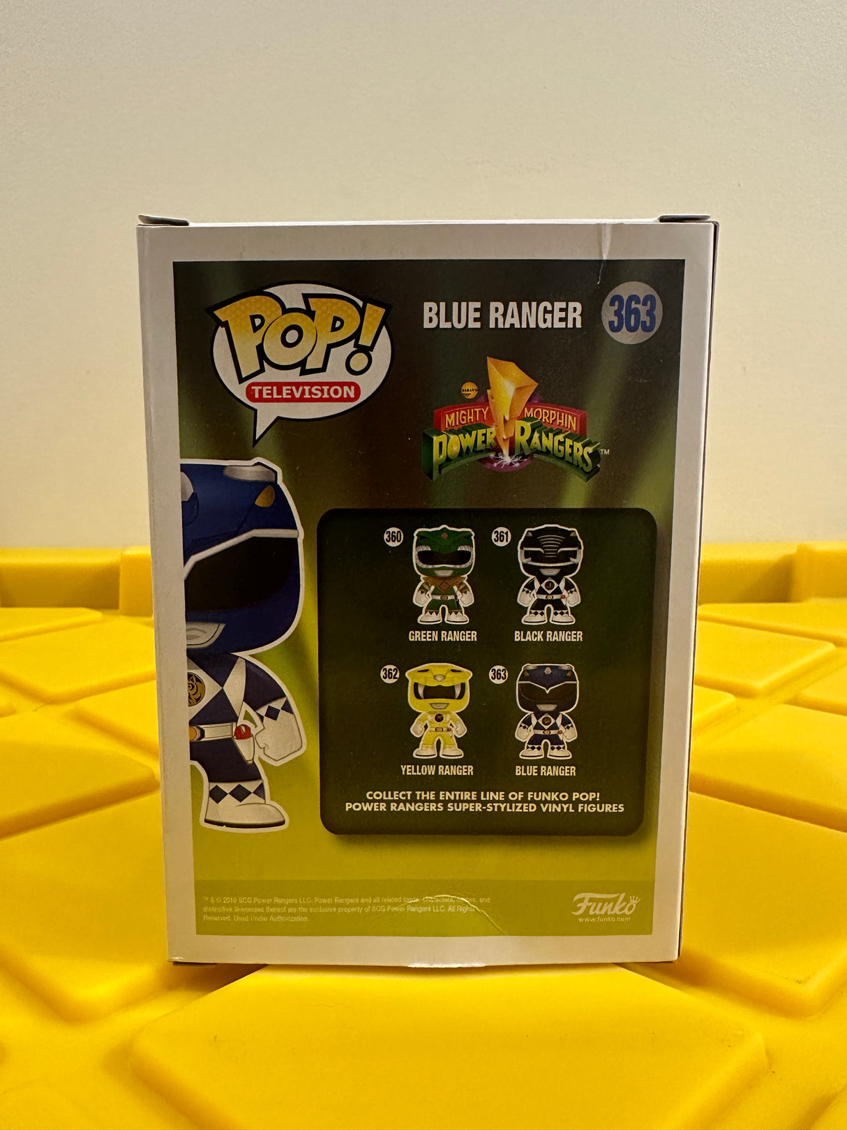 Funko POP! Blue Ranger (Metallic) - Limited Edition Game Stop Exclusive