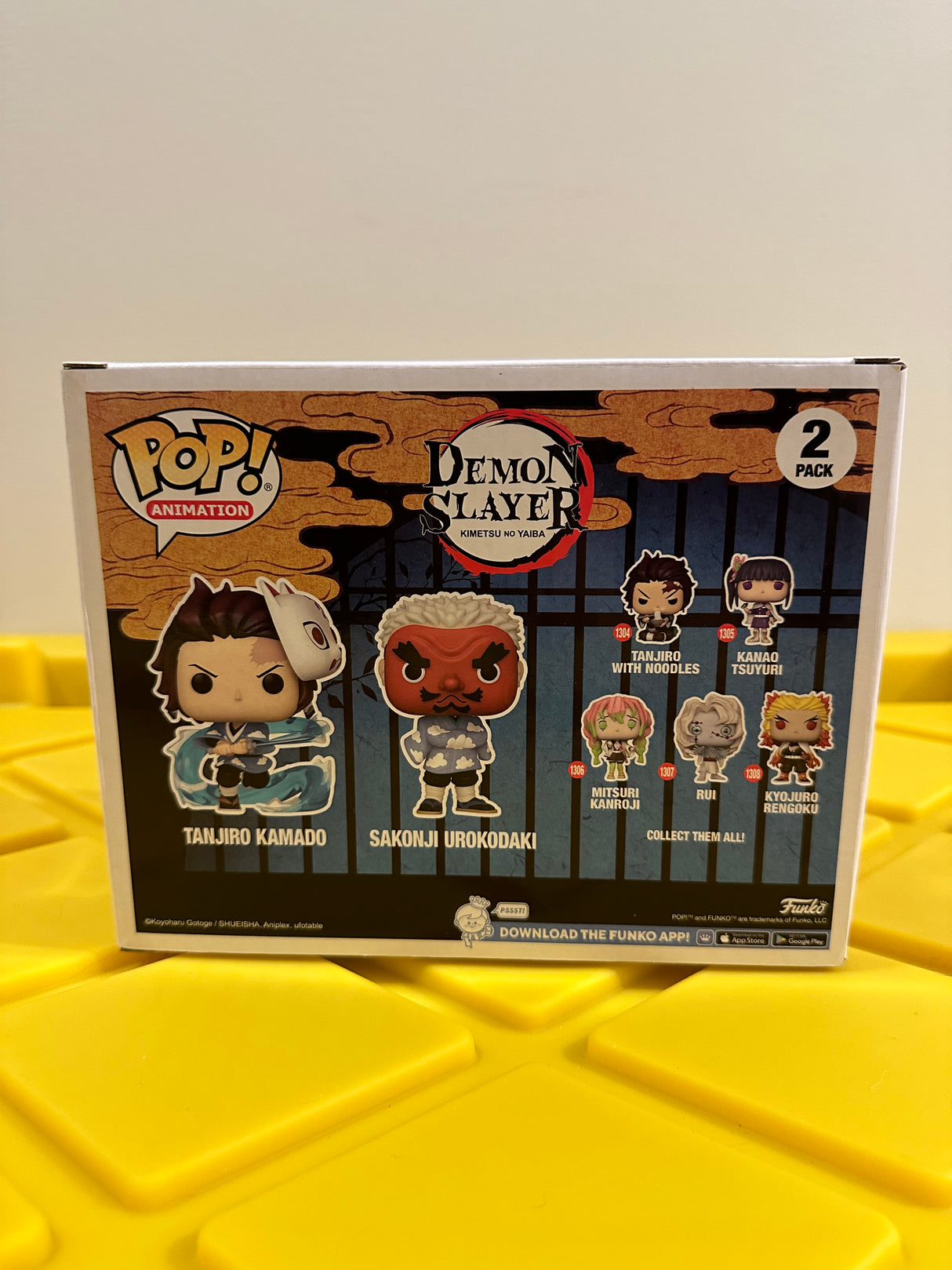 Funko POP! Tanjiro Kamado & Sakonji Urokodaki (2-Pack) - Limited Edition 2023 SDCC Exclusive