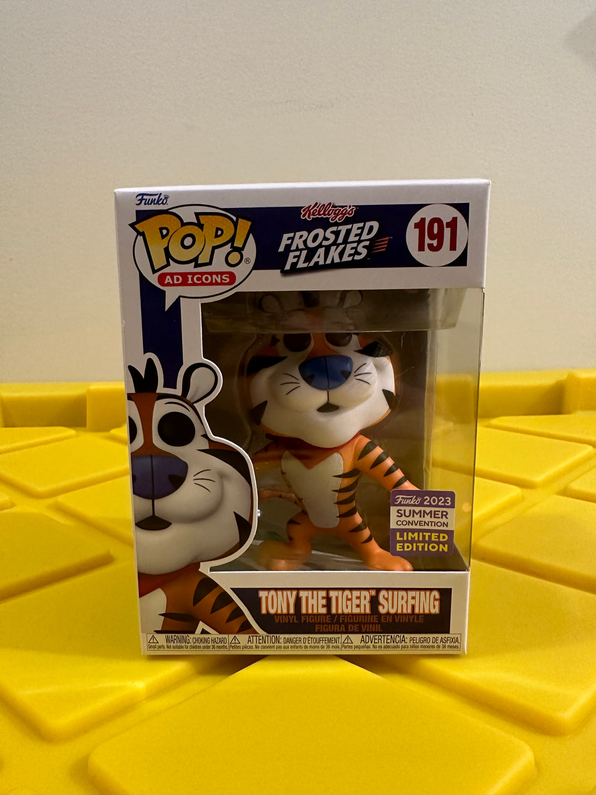 Funko POP! Tony the Tiger Surfing - Limited Edition 2023 SDCC Exclusive
