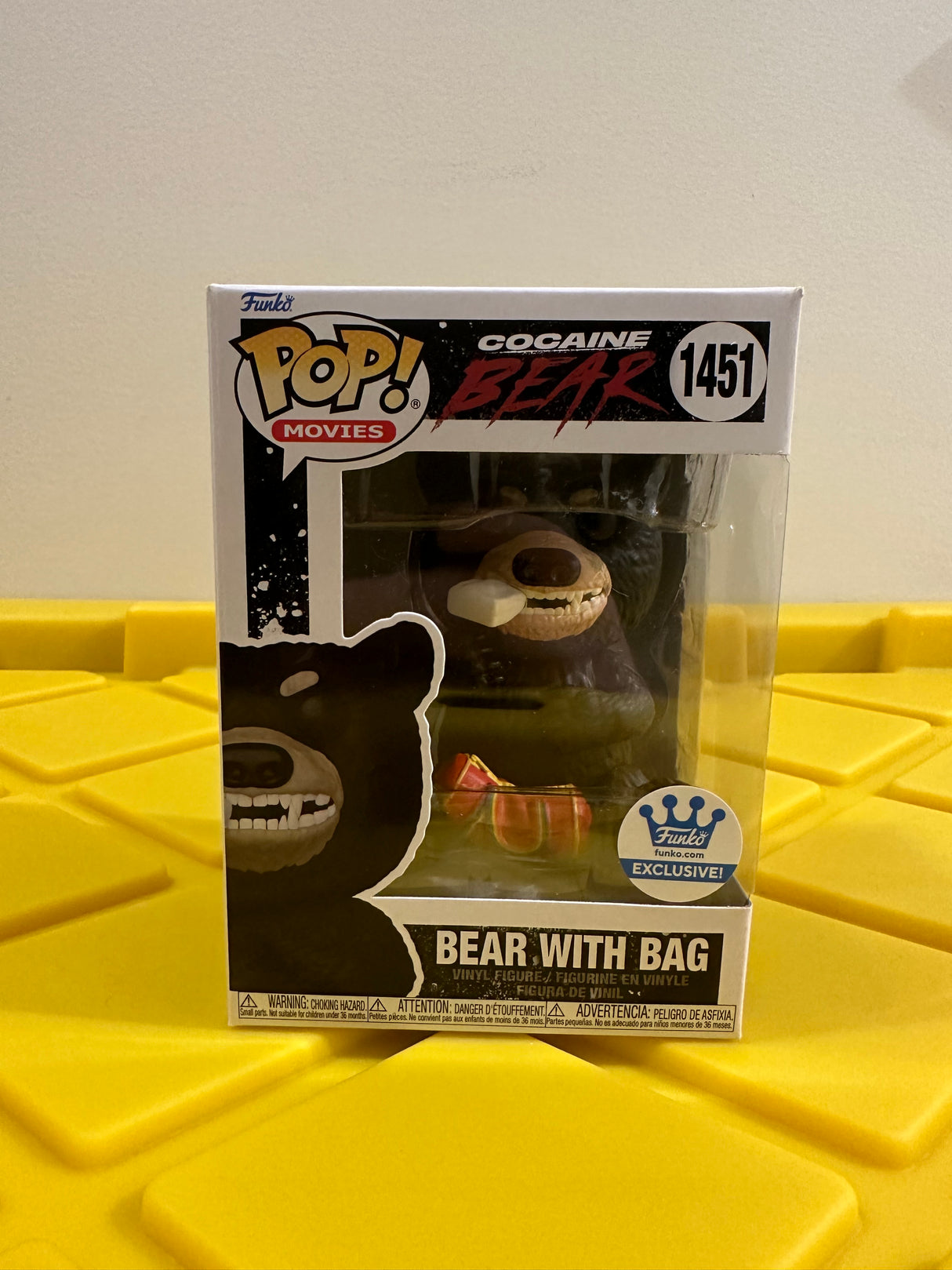 Funko POP! Bear with Bag - Limited Edition Funko Shop Exclusive