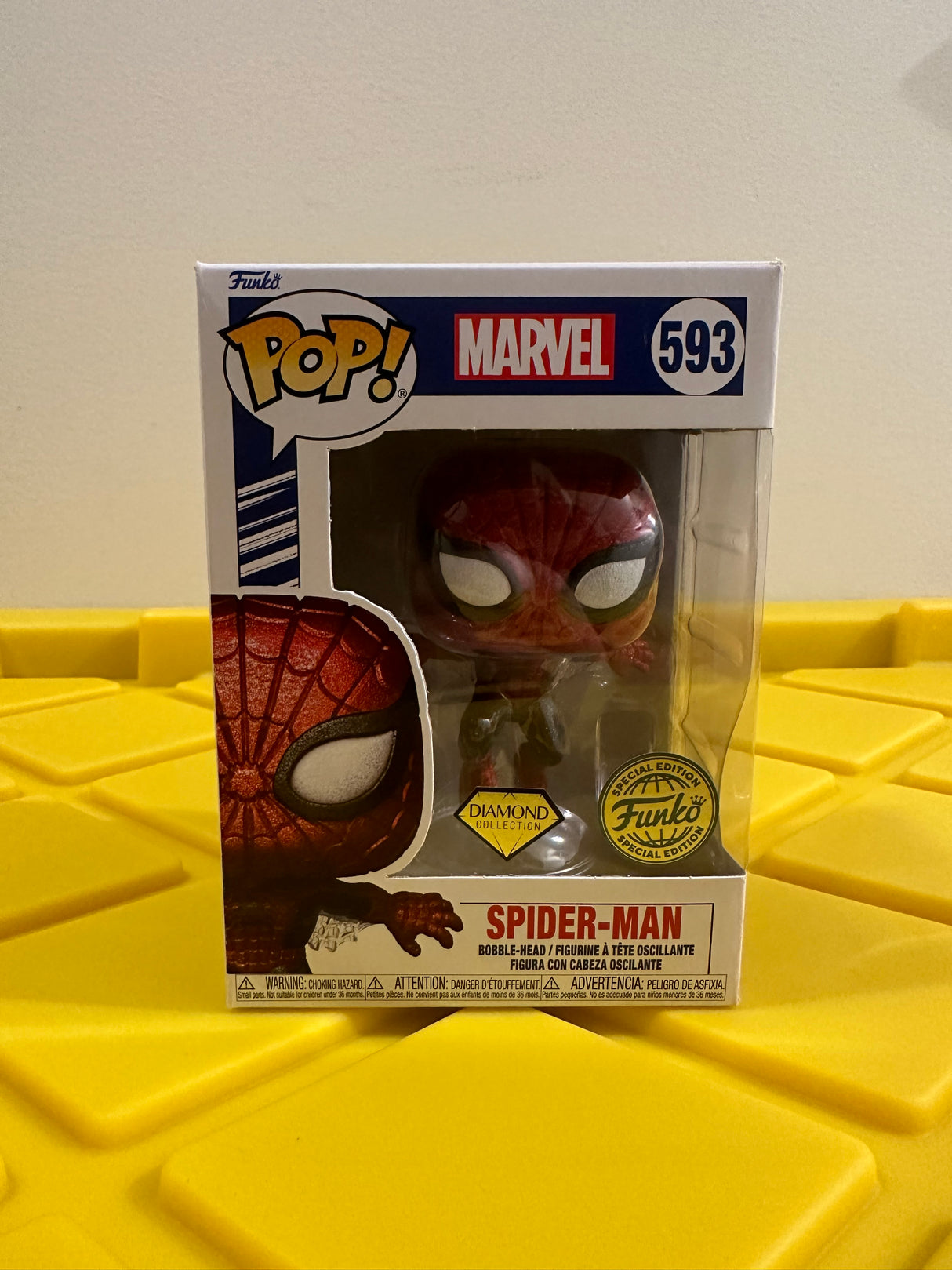 Funko POP! Spider-Man (Diamond) - Limited Edition Special Edition Exclusive