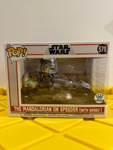 The Mandalorian On Speeder (With Grogu) - Limited Edition Funko Shop Exclusive