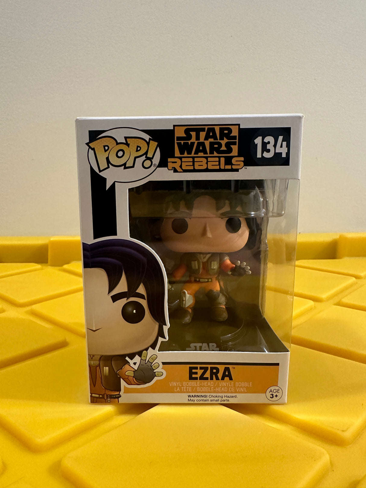 Figurine Funko Pop Star Wars - Ezra (134) - Rebels - Vinyle - Occasion Boîte Scellée