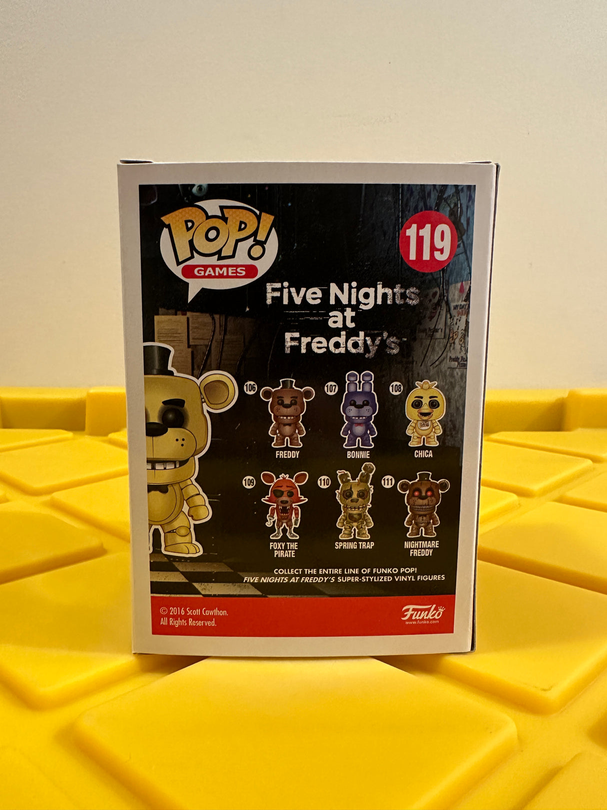 Funko POP! Golden Freddy - Limited Edition 2016 SDCC Exclusive
