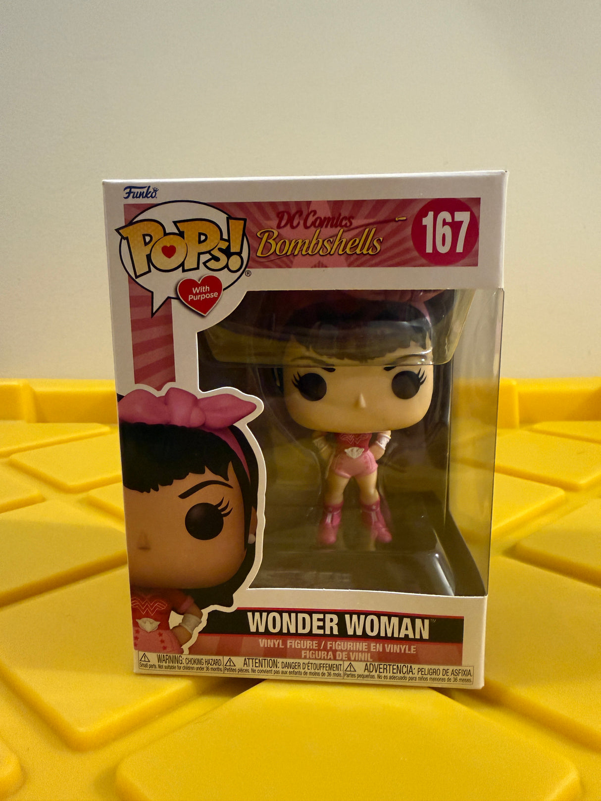 Funko POP! Wonder Woman (Breast Cancer Awareness)