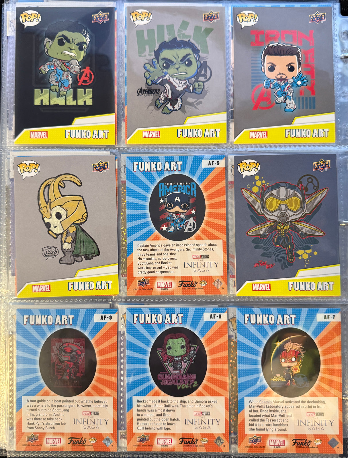 The Infinity Saga Trading Cards (Funko Art)