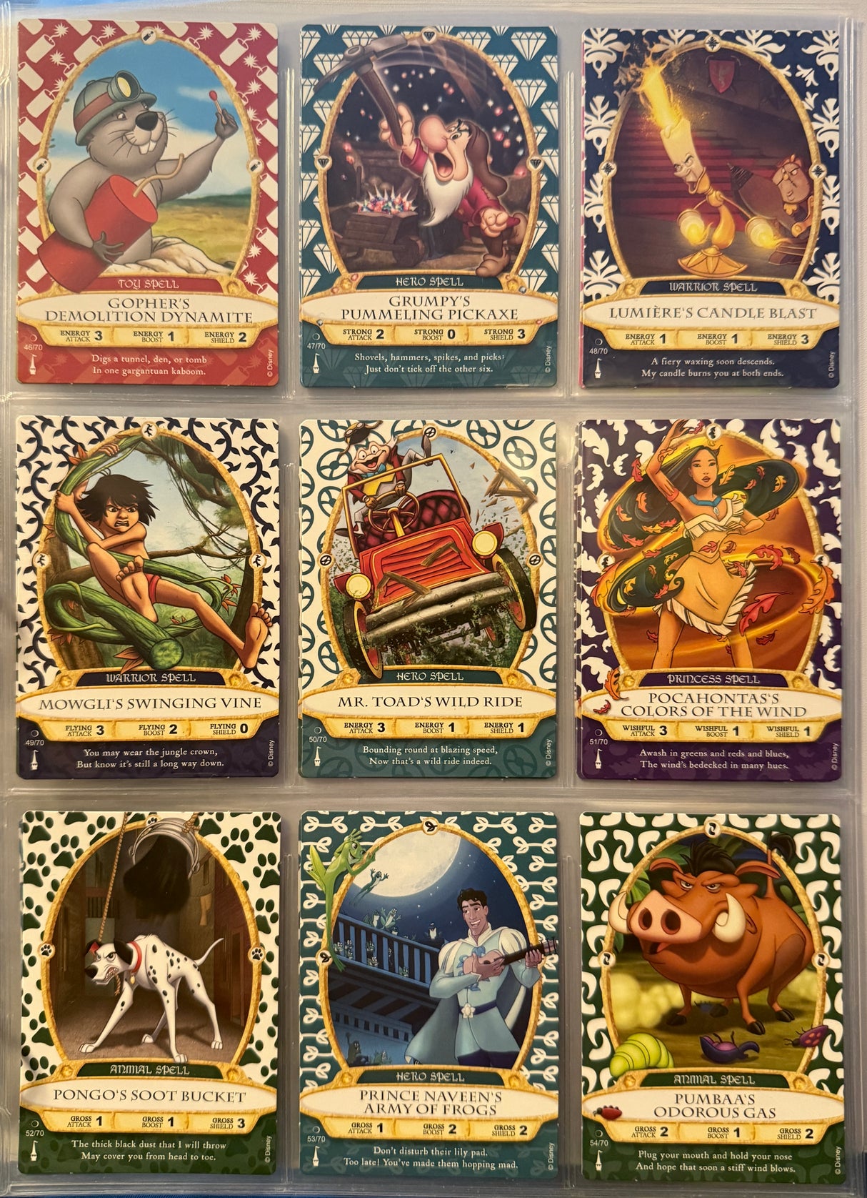 Disney Sorcerers of Magic Kingdom Cards