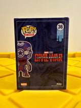 Funko POP! Captain America (Art Series) - Limited Edition Special Edition Exclusive