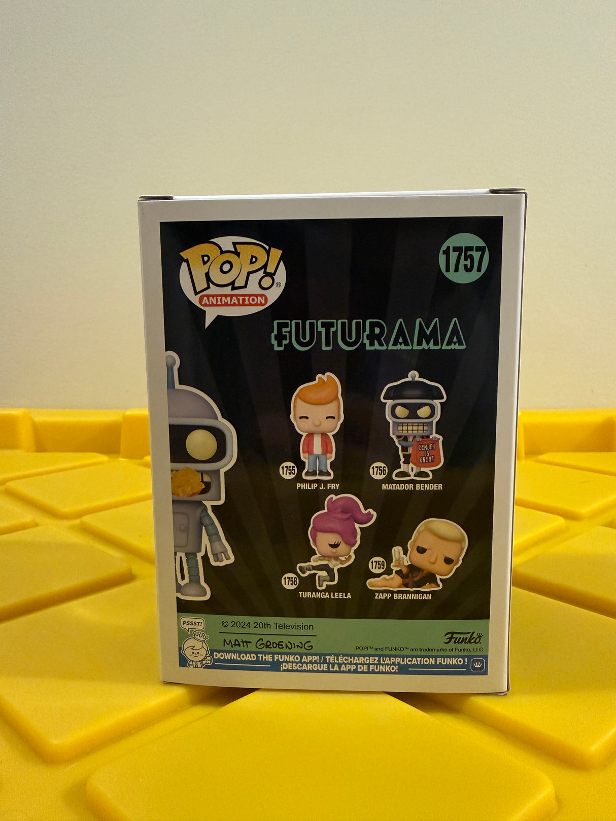 Funko POP! Bender (Burping) (Glow) - Limited Edition Chase