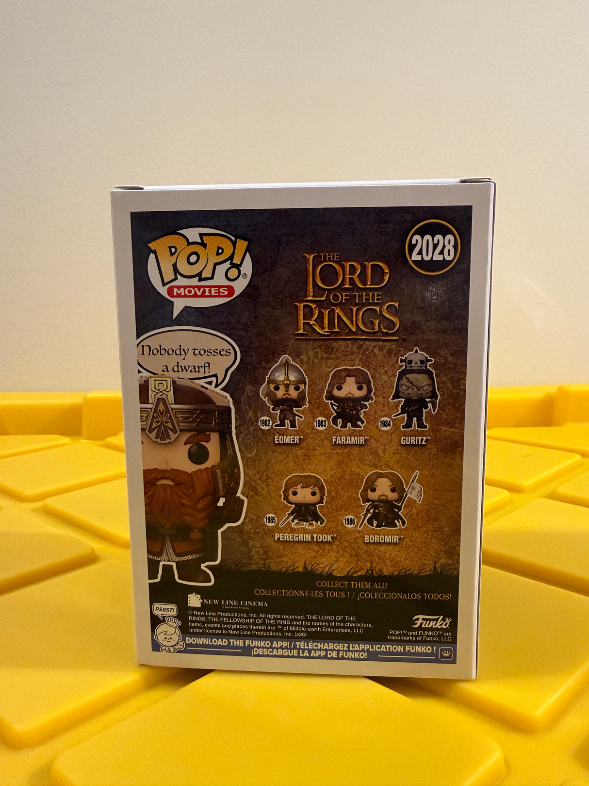 Funko POP! Gimli (Nobody Tosses a Dwarf)